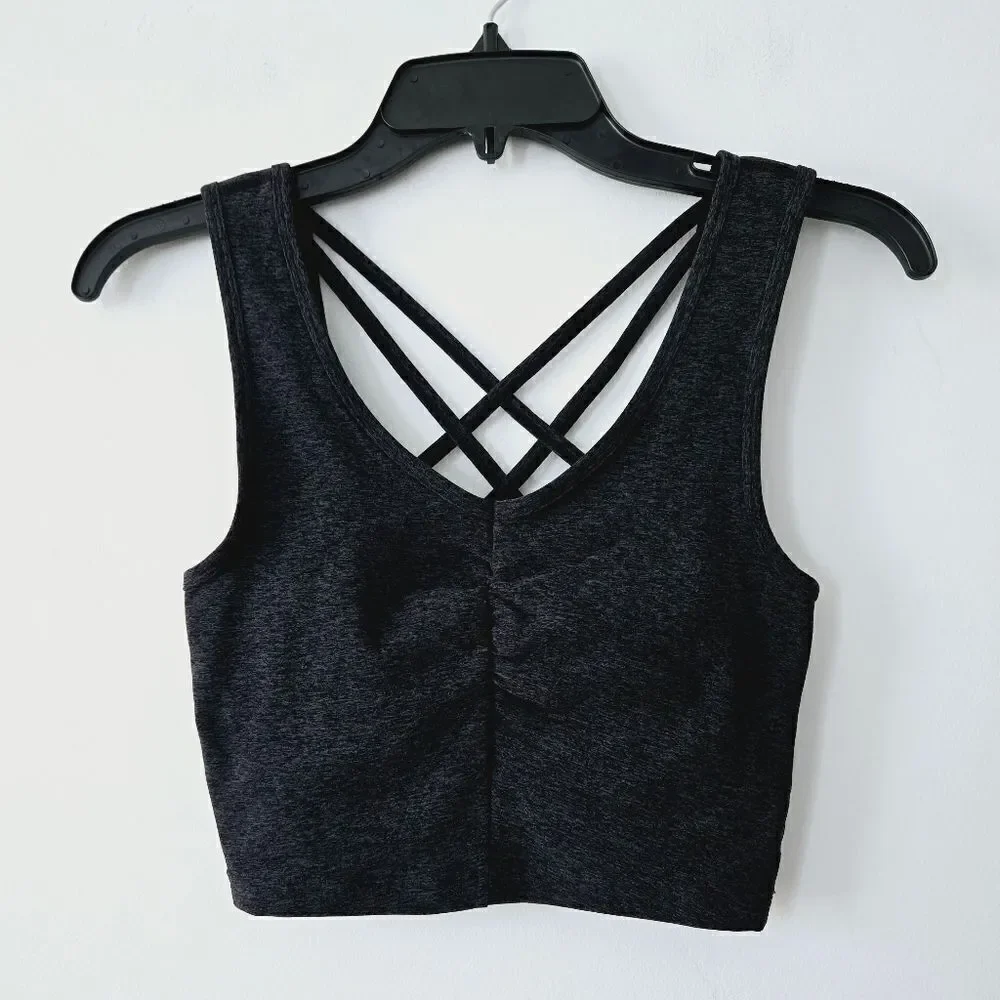 Zella Welness Cross Back Sports Top NWOT
